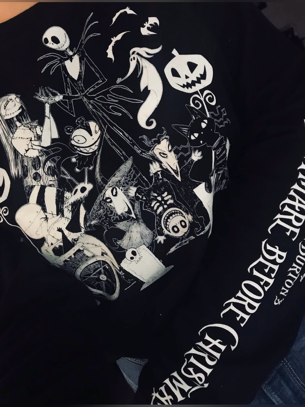 The Nightmare Before Christmas Glow in the Dark Longsleeve